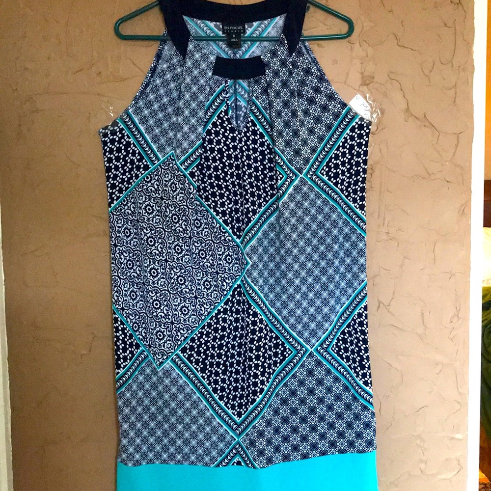 Sleeveless Patterned Dress